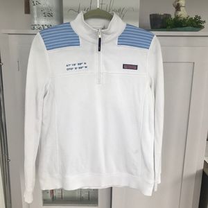 Vineyard Vines White Nantucket Shep Shirt Size M